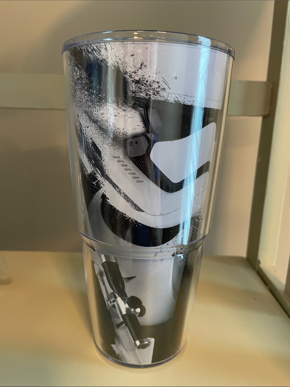 Tervis Tumbler Star Wars Stormtrooper Double Wall Black & White 24 oz NEW